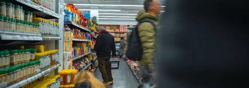 Supermarkt als Ort für regelmäßige Markenwahrnehmung